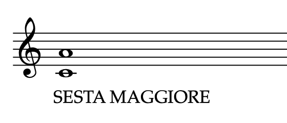 Sesta maggiore