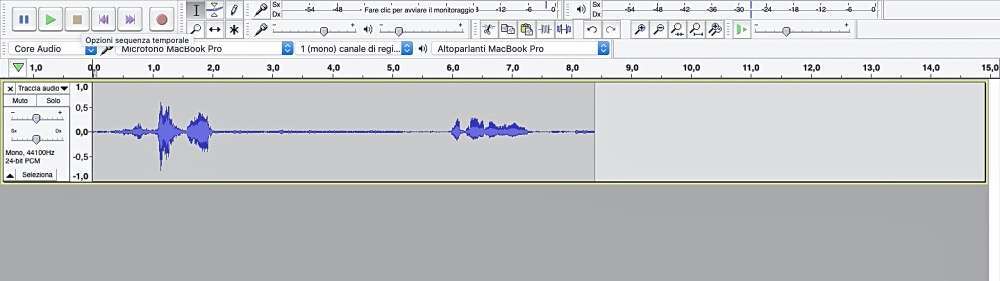 Come usare Audacity per registrare