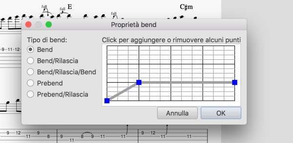 Scrivere in tab su Musescore