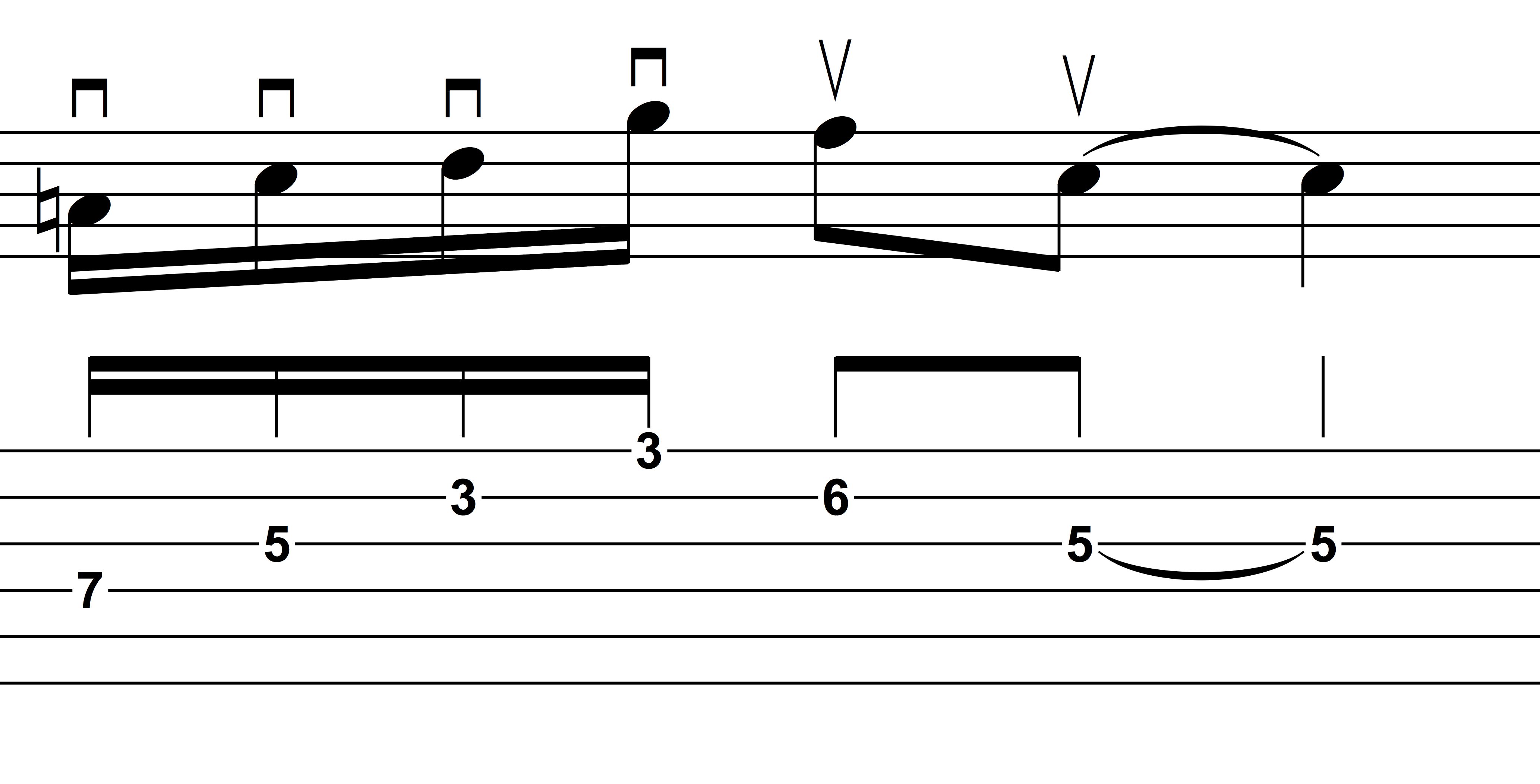 Trascrivere Charlie Parker. Guitar Prof.
Frase in sedicesimi con sviluppo verticale e sweep picking. Fmaj6/9
Primo esempio
